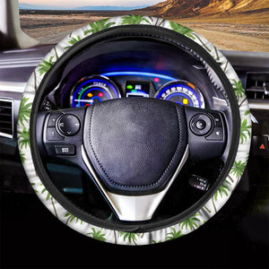 Palm Tree Pattern Print Car Steering Wheel Cover