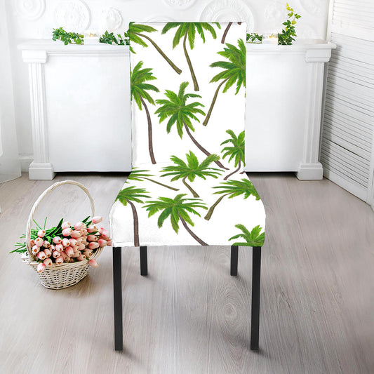 Palm Tree Pattern Print Dining Chair Slipcover