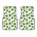 Palm Tree Pattern Print Front Car Floor Mats