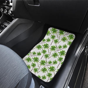 Palm Tree Pattern Print Front Car Floor Mats