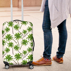 Palm Tree Pattern Print Luggage Cover GearFrost