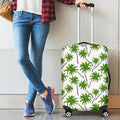 Palm Tree Pattern Print Luggage Cover