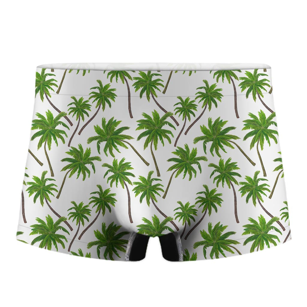 Palm Tree Pattern Print Men's Boxer Briefs