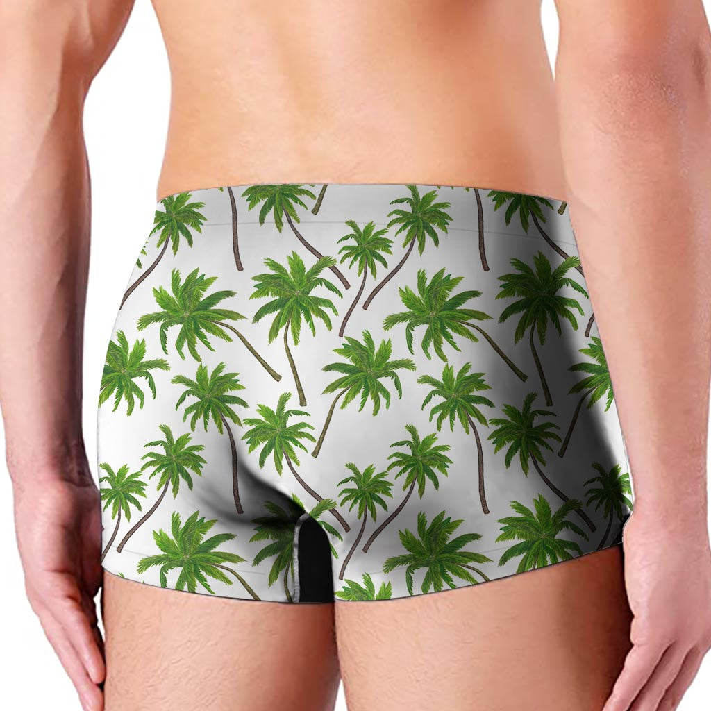 Palm Tree Pattern Print Men's Boxer Briefs