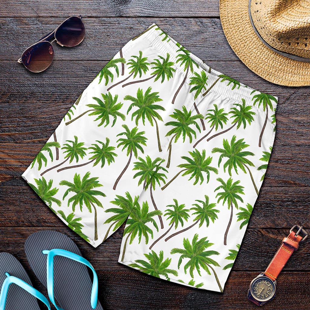 Palm Tree Pattern Print Men's Shorts