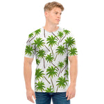 Palm Tree Pattern Print Men's T-Shirt