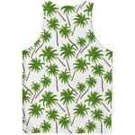 Palm Tree Pattern Print Men's Tank Top