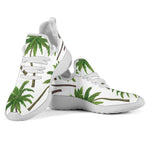 Palm Tree Pattern Print Mesh Knit Shoes GearFrost