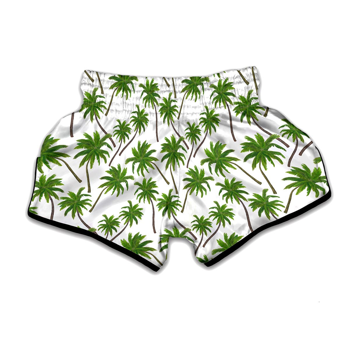 Palm Tree Pattern Print Muay Thai Boxing Shorts