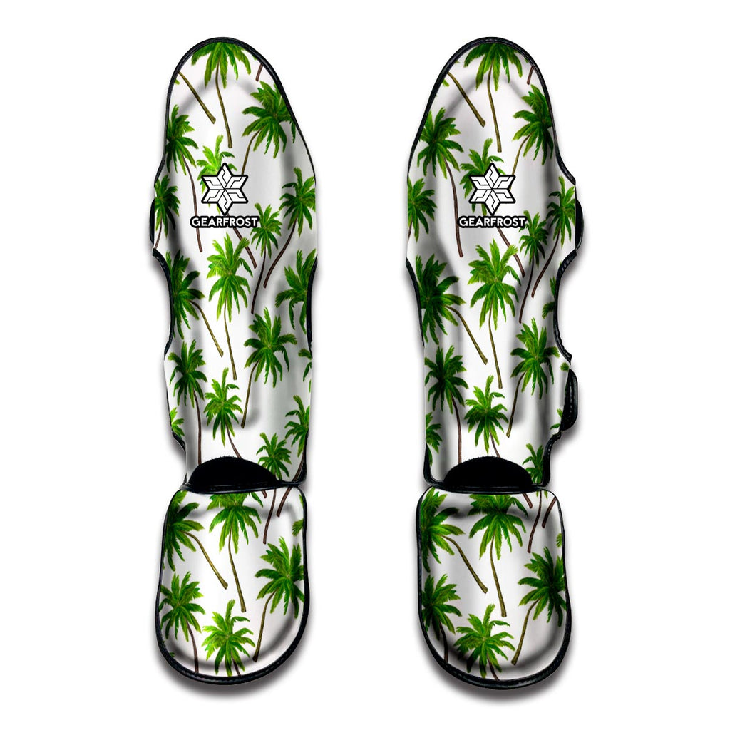 Palm Tree Pattern Print Muay Thai Shin Guard