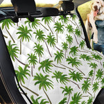 Palm Tree Pattern Print Pet Car Back Seat Cover