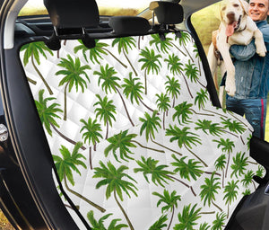 Palm Tree Pattern Print Pet Car Back Seat Cover