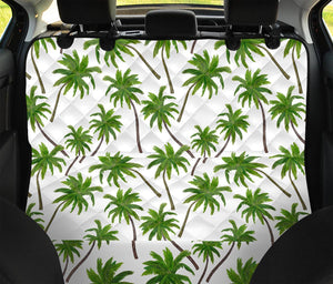 Palm Tree Pattern Print Pet Car Back Seat Cover