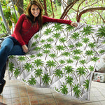 Palm Tree Pattern Print Quilt