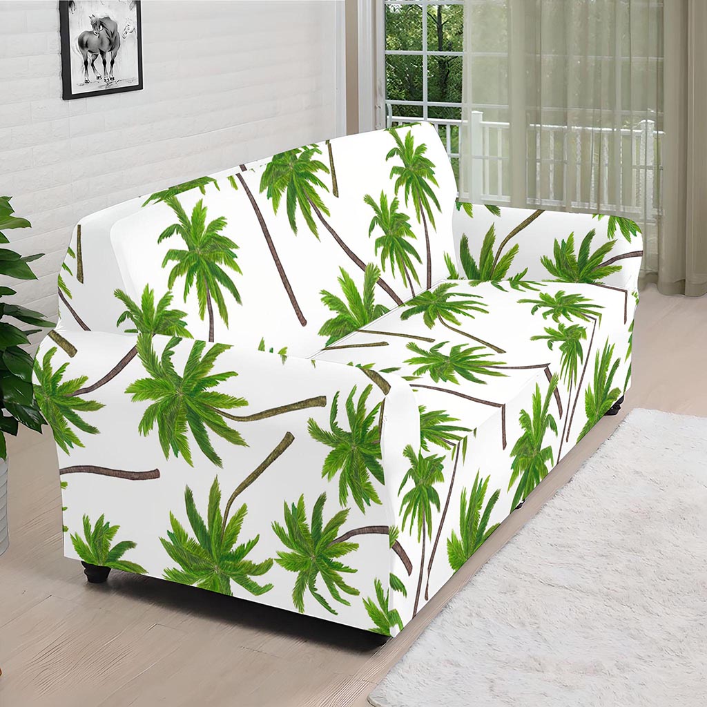 Palm Tree Pattern Print Sofa Cover