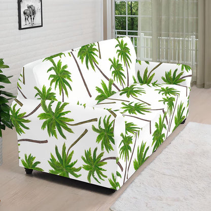 Palm Tree Pattern Print Sofa Cover