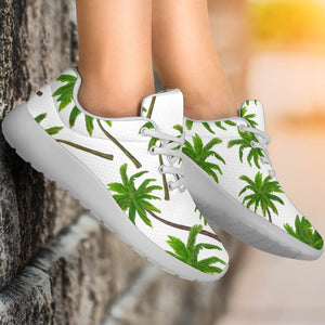 Palm Tree Pattern Print Sport Shoes GearFrost