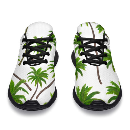 Palm Tree Pattern Print Sport Shoes GearFrost