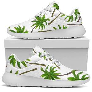 Palm Tree Pattern Print Sport Shoes GearFrost