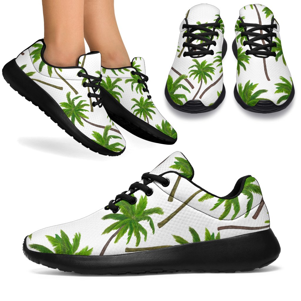 Palm Tree Pattern Print Sport Shoes GearFrost