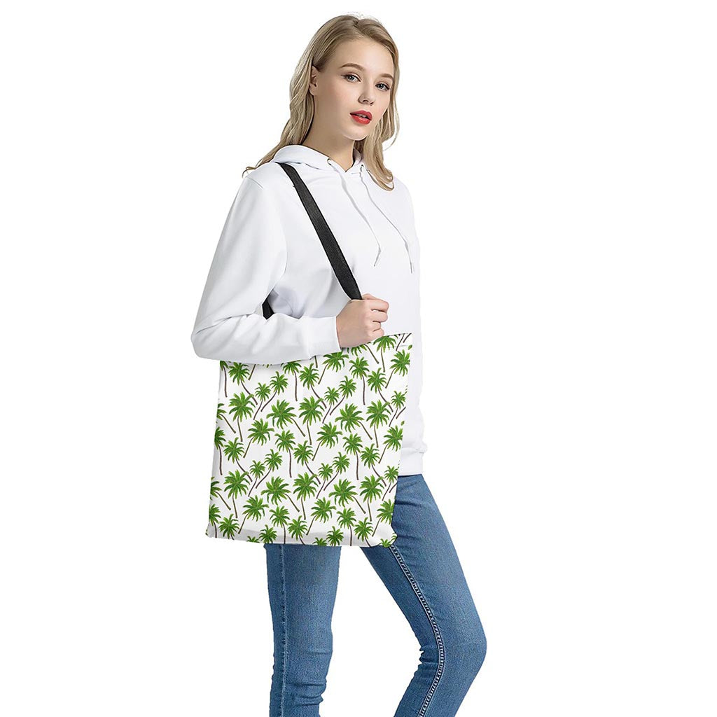 Palm Tree Pattern Print Tote Bag