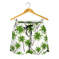 Palm Tree Pattern Print Women's Shorts