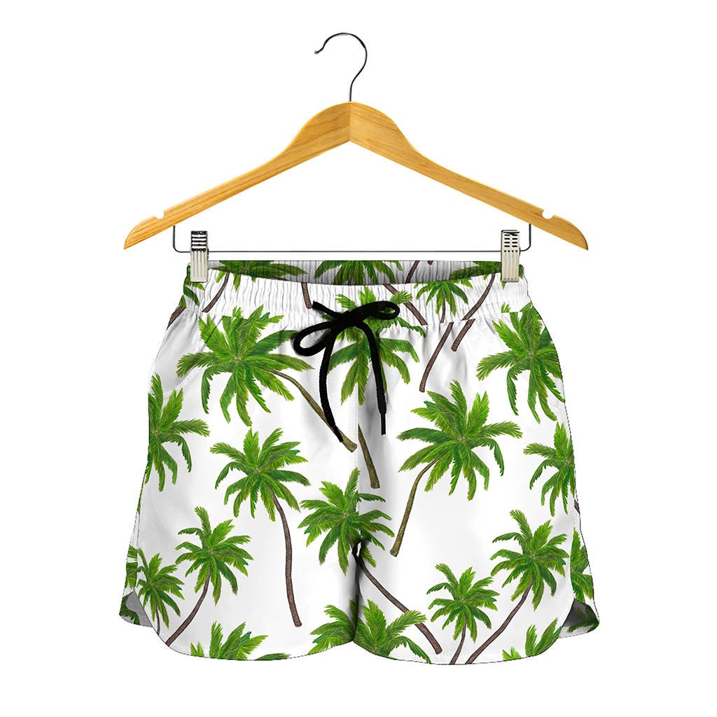 Palm Tree Pattern Print Women's Shorts