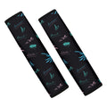 Palm Tree Summer Beach Pattern Print Car Seat Belt Covers
