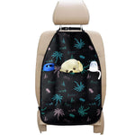 Palm Tree Summer Beach Pattern Print Car Seat Organizers