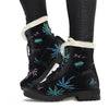 Palm Tree Summer Beach Pattern Print Comfy Boots GearFrost