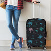 Palm Tree Summer Beach Pattern Print Luggage Cover GearFrost