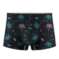Palm Tree Summer Beach Pattern Print Men's Boxer Briefs