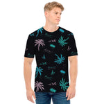 Palm Tree Summer Beach Pattern Print Men's T-Shirt
