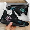 Palm Tree Summer Beach Pattern Print Mesh Knit Shoes GearFrost