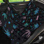 Palm Tree Summer Beach Pattern Print Pet Car Back Seat Cover