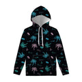 Palm Tree Summer Beach Pattern Print Pullover Hoodie
