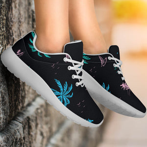 Palm Tree Summer Beach Pattern Print Sport Shoes GearFrost