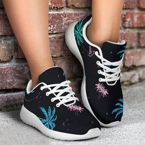 Palm Tree Summer Beach Pattern Print Sport Shoes GearFrost