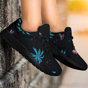 Palm Tree Summer Beach Pattern Print Sport Shoes GearFrost