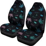 Palm Tree Summer Beach Pattern Print Universal Fit Car Seat Covers