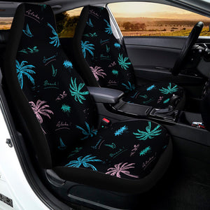 Palm Tree Summer Beach Pattern Print Universal Fit Car Seat Covers