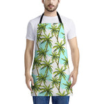 Palm Tree Tropical Pattern Print Apron