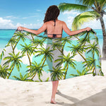 Palm Tree Tropical Pattern Print Beach Sarong Wrap