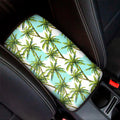 Palm Tree Tropical Pattern Print Car Center Console Cover