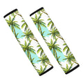 Palm Tree Tropical Pattern Print Car Seat Belt Covers