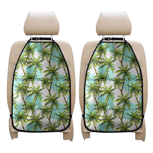 Palm Tree Tropical Pattern Print Car Seat Organizers