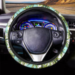 Palm Tree Tropical Pattern Print Car Steering Wheel Cover