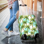 Palm Tree Tropical Pattern Print Luggage Cover GearFrost