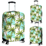 Palm Tree Tropical Pattern Print Luggage Cover GearFrost
