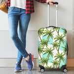 Palm Tree Tropical Pattern Print Luggage Cover GearFrost